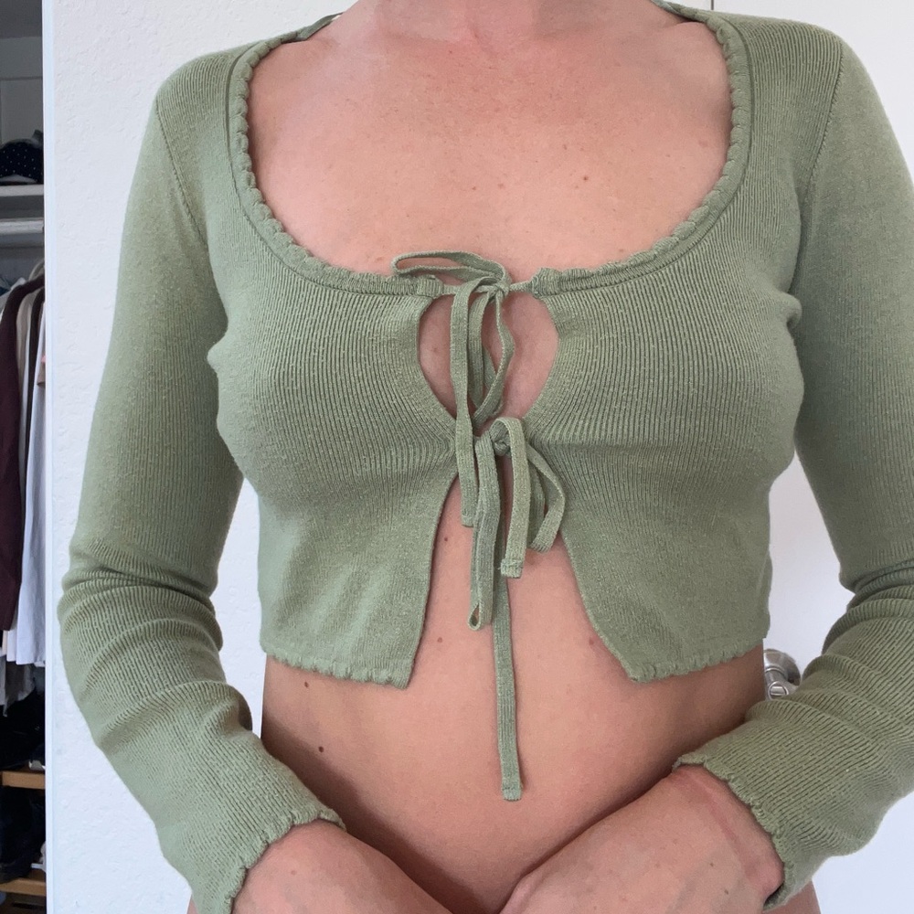 LA Hearts Sweater Crop top